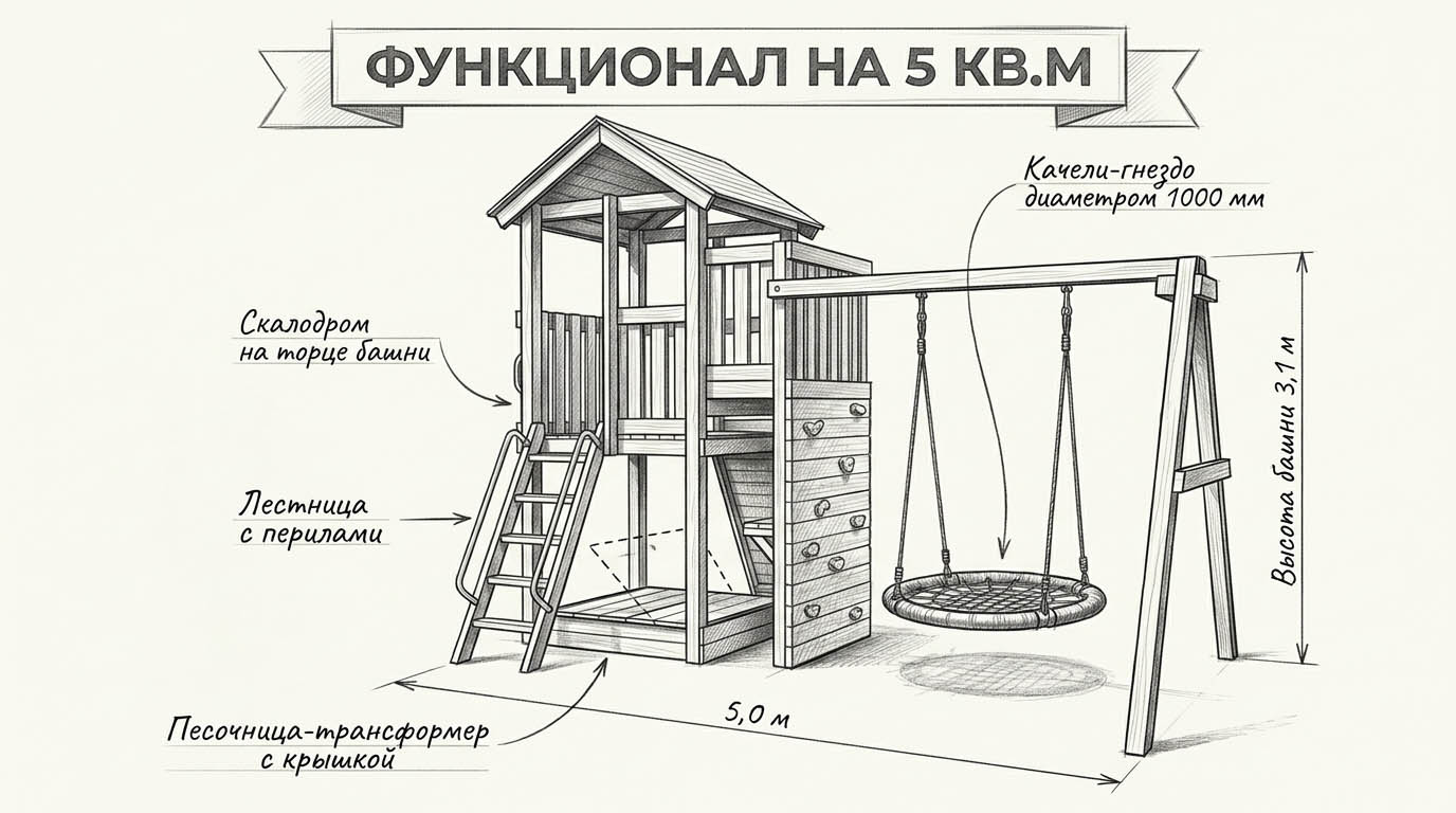 Топ-10 лучших площадок для маленьких участков в Подмосковье (2)